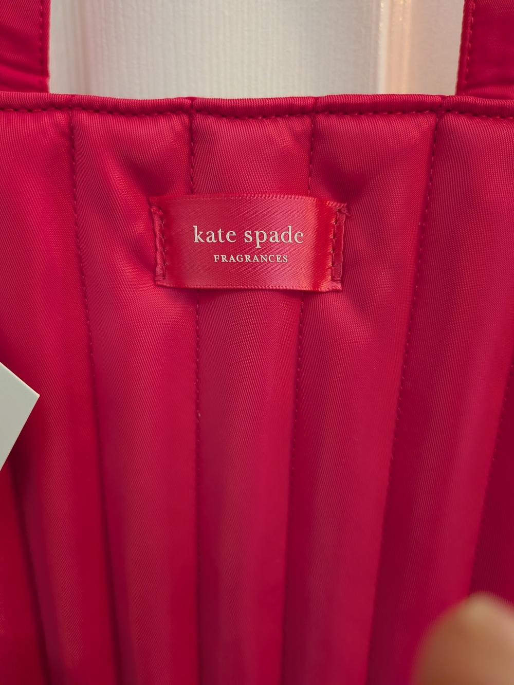kate spade Fragrance Pink Tote Bag ,Very Nice , New With Tags !